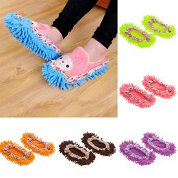 Convenient Dust Mop Slipper House Floor Cleaner Lazy Dusting Cleaning Foot Shoes Cover for Bathroom Kitchen Living Room Bar Car