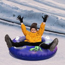 Ski Tube Sit Comfortably PVC Entertainment Kids Sledding Snow Sleds Snow Sled for Skiing