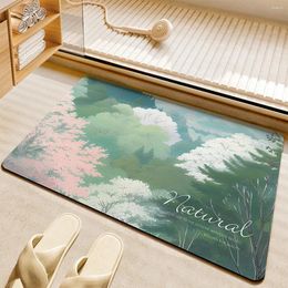 Carpets Bath Room Mats Water Absorbent Quick Dry Home Floormat Bathtub Shower Floor Carpet