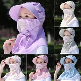 Wide Brim Hats Sunshade Hat Portable UV Protection Breathable Sun Face Mask Garden