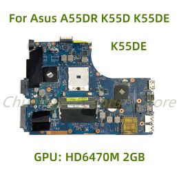 Motherboard Suitable for Asus K55DE A55DR K55DR K55D K55N K55 laptop motherboard K55DE with GPU: HD6470M 2GB 100% Tested Fully Work