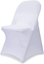 Wedding Chair Covers Spandex Stretch Slipcover for Restaurant Banquet Hotel Dining Party Universal Chair Cover White Chair Cove