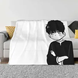 Blankets Arrival Fashion Leisure Warm Flannel Blanket Manga Manhwa Chanwoo