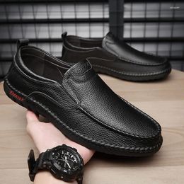 Casual Shoes Handmade Leather Men Design Sneakers Man Comfortable Loafers Moccasins Driving