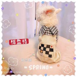 Dog Apparel Bib Pants Pet Clothes Outfits Puppies Cute Handsome Teddy And Bichon Popo