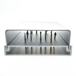 Dental Instrument 152 Poins Diamond Burs Endo Files Holder Box High Speed Bur Holder Box Case Dentist Material Metal Tool