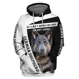 I asked god for a true friend so he sent me a german shepherd 3D Printed Hoodies Pullovers Street Tracksuit Love Dog