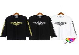 VETEMENTS Gothic TShirt Men Women High Quality Graphic Printed Vetements Long Sleeve Tee Cotton Terry VTM Tops1918357
