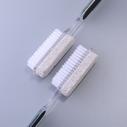 1pc Shower Accessories Dead Skin Remover Brush Pedicure Grinding Tools 4 in 1 Foot Pumice Stone Bathroom Tool Foot Care