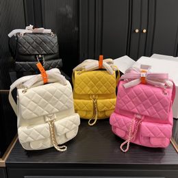 designer backpack cc bag designer bag backpack luxury bag women bag back bag classic diamond stripe bag lady bag chain bags fashion designer wallet real leather bags