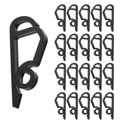 Hooks 120 Pack Christmas Light Clips Outdoor -Weatherproof Hangers Gutter For Holiday Black