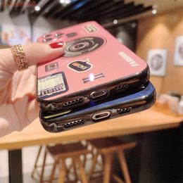 3D Camera Phone Case For Samsung Galaxy A10 A20 A30 A40 A50 A70 A80 A90 A11 A21 A31 A41 A51 With Pop Holder Lanyard Strap Cover