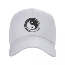 Ball Caps Personalized Yin Yang Baseball Cap Women Men Adjustable Peace Balance Meditation Dad Hat Outdoor Snapback Hats