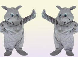 2020 brand new Rhino Mascot Costume Character Adult Sz 011046682