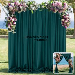 Poly Wedding Backdrop Curtain Out Door Stage Background Photo Booth Baby Shower For Event Banquet Party Christmas Decoration