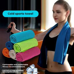 asciugamano freddo e traspirante, asciugamano di raffreddamento in fibra ultra-fine, yoga, sport, corsa, asciugamano di fitness