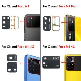 NEW Tested Camera Lens Back Rear Camera Glass Lens with Ahesive For Xiaomi Mi Poco C3 X3 GT F3 F4 F2 Pro M4 X4 Pro 5G M3