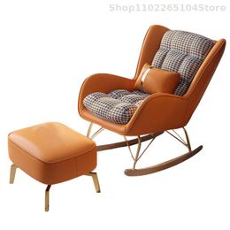 Net Red Rocking Chair Home Living Room Couch Couch Balcony Bedroom Light Luxury Comfortable Single Sofa Lounge Chair