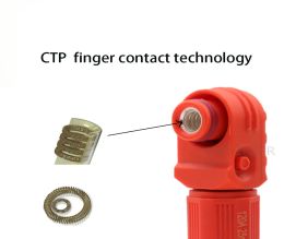 1pc 60A 100A 1000V Single Core Quick Plug Energy Storage Connector New Energy Red Copper Flame Retardant Waterproof Connector