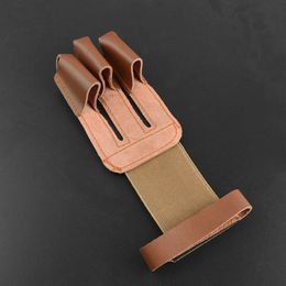 Finger Guard Protector Hunting Gear Leather 3 Finger Tab Guard Archery Gloves Protective Gloves Bow Shooting Protector