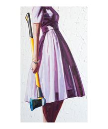 Kelly Reemtsen Axe Oil Painting Poster Print Home Decor Framed Or Unframed Popaper Material8439544