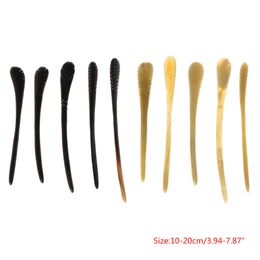 Retro Hair Sticks Chinese Ancient Hair Updo Style Hairpin Natural Ox Horn Headwear Hairstyles Decorative Styling Tools