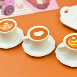 10pcs 3D Mini Coffee Cup Resin Charms Microlandscape Drink Bottle Craft Pendant For Earring Keychain Diy Jewellery Make