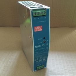 MEAN WELL NDR-75 Industrial Din Rail Mounted 75W Slim Single Output Switching Power Supply NDR-75-12 NDR-75-24 NDR-75-48