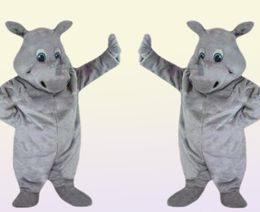 2020 brand new Rhino Mascot Costume Character Adult Sz 011793065