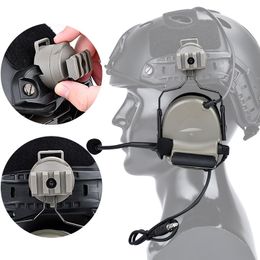 Military Comtact II Helmet Headset Hunting Tactical Headphone Noise Cancel Pickup CSS Game Shooting Earphone U94 PTT Ken Plug