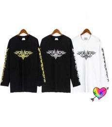 VETEMENTS Gothic TShirt Men Women High Quality Graphic Printed Vetements Long Sleeve Tee Cotton Terry VTM Tops9745667