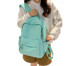 School Bags Vintage Style Series Washed Nylon Backpack Korean Version High Student Casual Female College