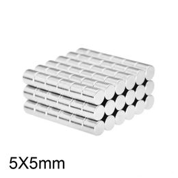 50/100/200/300/500PCS 5x5 mm Super Strong Neodymium Magnet 5mmx5mm Powerful Disc Magnets 5x5mm Permanent Small Round Magnet 5*5