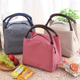 Storage Bags Home Practical Thermal Lunch Bag Insulated Tote Box Outdoor Portable Bento Pouch Food Handbag