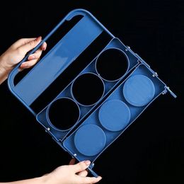 Portable Wine Holder Foldable Plastic Beer Glass Rack Display Shelf Bar Party Whiskey Storage Bucket for Champagne Eco-friendly