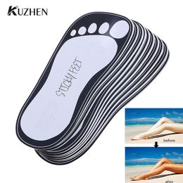 20 Pcs Disposable Tanning Slippers Tanning Sticky Feet Spray Tan Foot Pads Protectors Stickers for Body Accessories