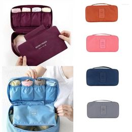 Storage Bags Oxford Cloth Underwear Bag Large Capacity Waterproof Cosmetics Pouch Clothing Pants Bra Organizer Travel