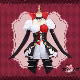 Hololive Rose Ookami Mio Cosplay Costume Game Virtual YouTuber - VTuber Anime Men High Quality Uniforms Plus Sizes S-2XL New