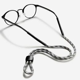 Eyeglasses chains 1 piece of floating polyester chain glasses with sunglasses chain sports anti slip chain glasses rope bracket and lanyard C240411