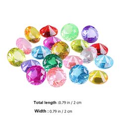 60 Pcs Jewel Toy Diamond Pool Toys Kids Diving Gems Bath Acrylic Girls Swimming Fake Model