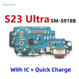 USB Charging Port Board Flex Cable Connector For Samsung Galaxy S23 Plus Ultra S911B S918U S918B S916B Microphone