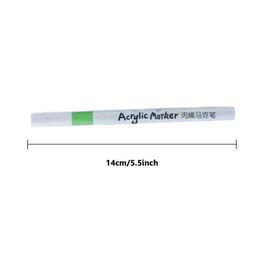 Acrylic Marker Pens Waterproof DIY Paint Markers Set For Children Coloring Marker Pens Set For Ceramic Mug Fabric Festival Gifts