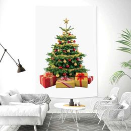 tapestry party Tapestries holiday Christmas tree decoration background cloth living room bed dormitory home R0411