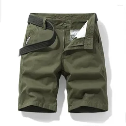 Men's Shorts Summer Military Cargo Pure Cotton Breathable Loose Comfortable Sports Jogger Five Quarter Pants Promotional Bottoms