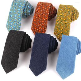 Bow Ties Cotton Skinny For Men Women Casual Floral Neck Tie Party Business Wedding Neckties Adult Suit Slim Gifts