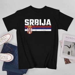 More Design Serbia Flag Serbs Fans Men Tshirt Tees T-Shirt O-neck T Shirts Women Boys Clothing 100%Cotton