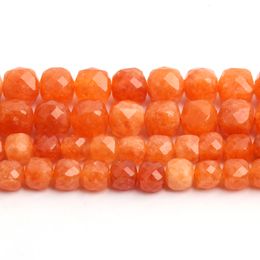 Natural Red Aventurine Jade Beads 6mm 8mm Loose Spacer Beads For Jewellery Making Diy Bracelet Necklace Accessories Wholesale