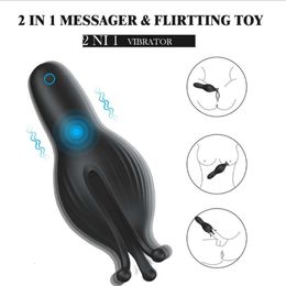 sexy Glans Trainer Penis Massage Male Masturbator 10 Speed Vibrating Vibrator Toys for Men Lasting Delay Endurance Exer