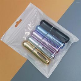 Storage Bottles 5Pcs/Set Perfume Refill Bottle Portable Mini Atomizer Refillable Spray Women Pocket Dispenser Travel Cologne Sprayer 5ml