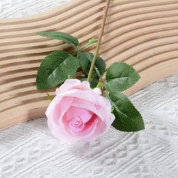 Decorative Flowers Simulated Flower Decor Elegant Artificial Rose Branches For Home Wedding Party Indoor Outdoor Garden Po Props Faux